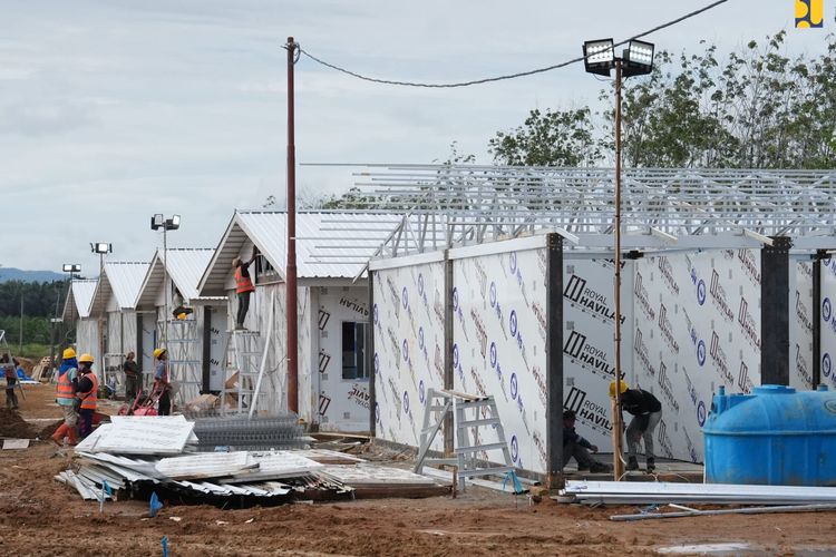 Sistem Air Bersih Huntara di Tapsel Siap Mengalir Pekan Depan