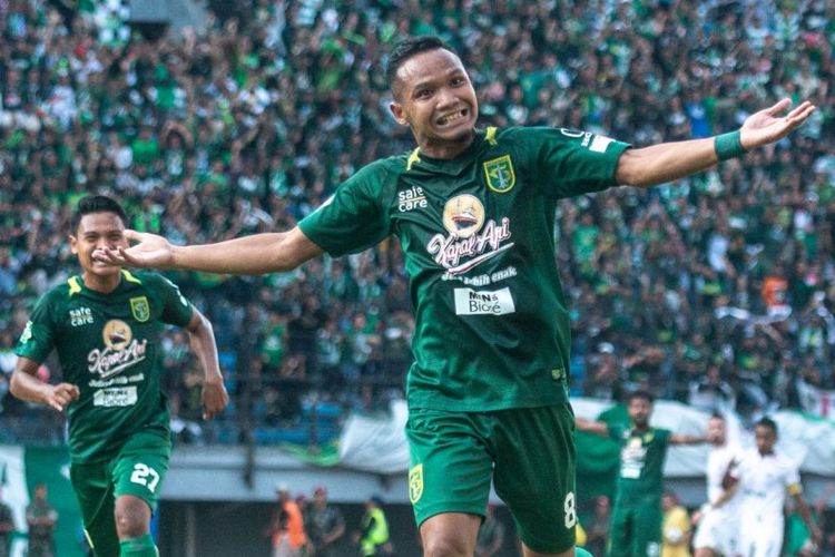 Penyerang Sayap Persebaya Surabaya, Oktafianus Fernando.