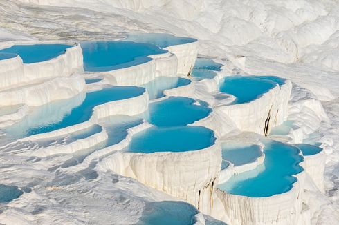 Uniknya Pamukkale di Turki, Bagai Istana Kapas