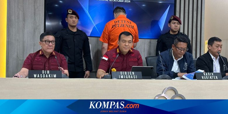 Imigrasi Serahkan Buronan China Joe Lin ke Interpol