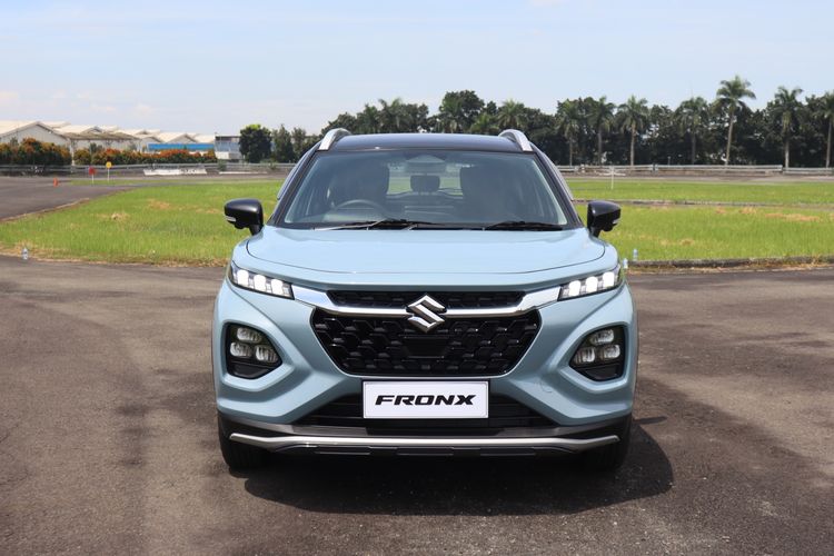 Bagian wajah depan Suzuki Fronx