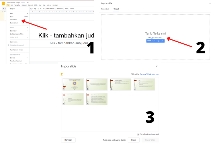 Cara ubah ppt ke google slides