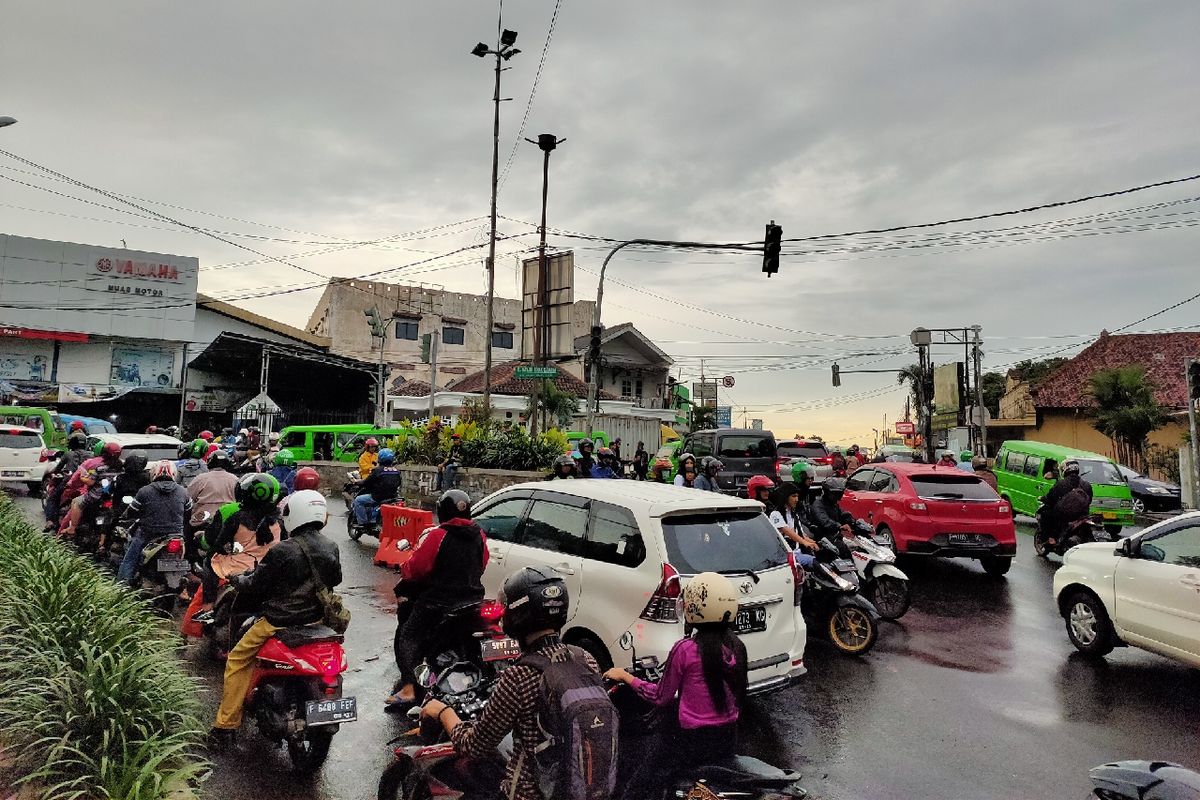 persimpangan di kota bogor