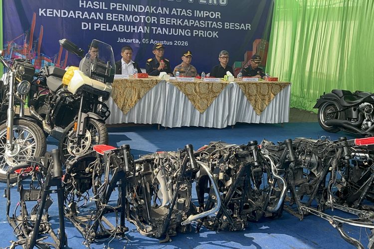 Modus Harley Davidson Bekas Masuk Tanjung Priok Terbongkar, Diklaim sebagai Part Motor Baru