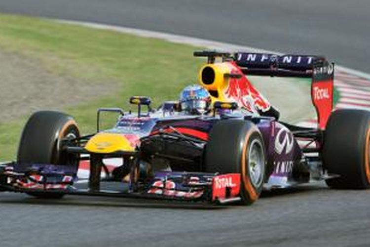 Pebalap Red Bull Racing, Sebastian Vettel.