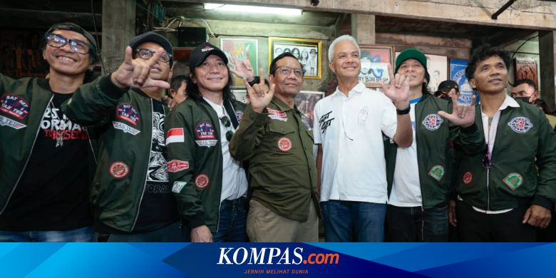 Kunjungi Potlot, Pasangan Ganjar-Mahfud Dapat Dukungan dari Slank
