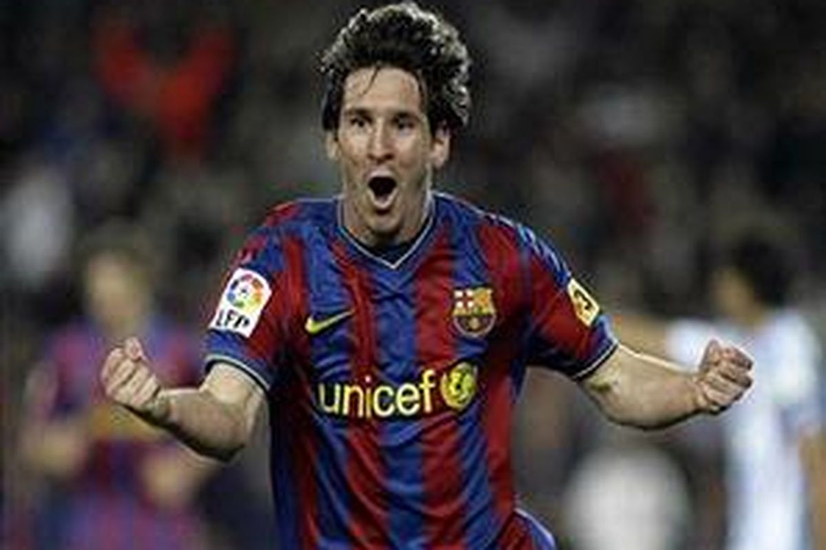 Striker Barcelona, Lionel Messi.