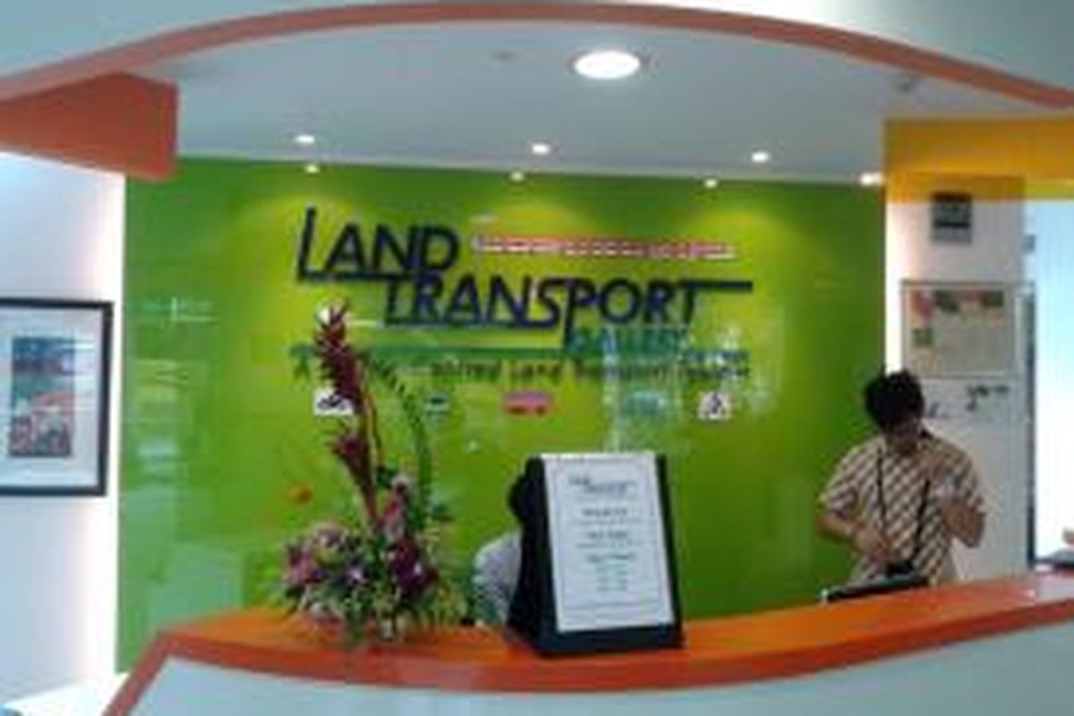 Land Transport Gallery yang terletak di Kantor Land Transport Authority di Singapura