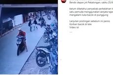 Viral, Video Dua Orang Baku Hantam di Tengah Jalan Raya di Pekalongan