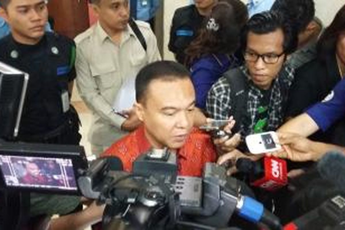 Wakil Ketua MKD Sufmi Dasco Ahmad, di Gedung DPR Senayan, Jakarta, Senin (14/12/2015).
