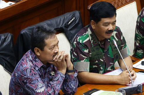 Rapat Bersama Komisi I, Panglima TNI Minta Anggaran Bencana