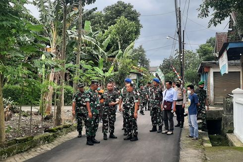 Danrem Brigjen TNI Puji Cahyono Jalan Kaki Meninjau Kediaman Erina Gudono, Ini yang Dilakukan