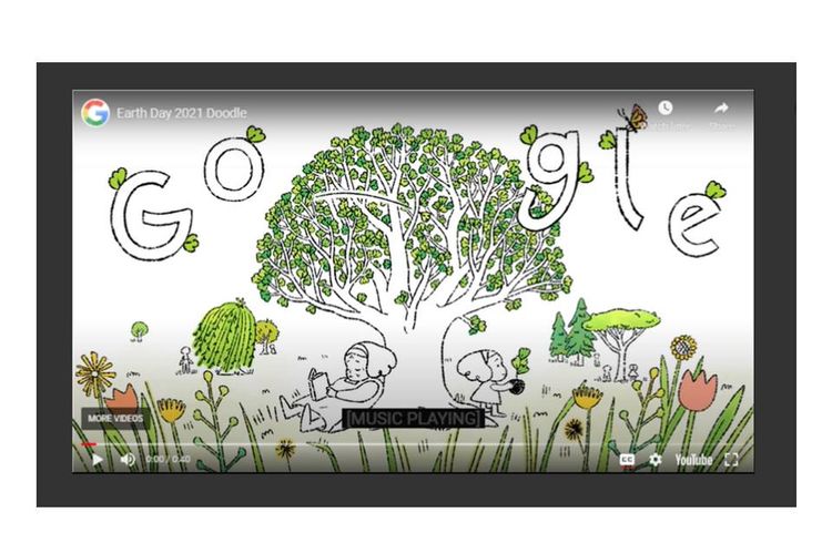 Google Doodle Hari Bumi 2021