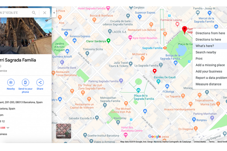 Cara memperoleh titik koordinat di Google Maps versi desktop