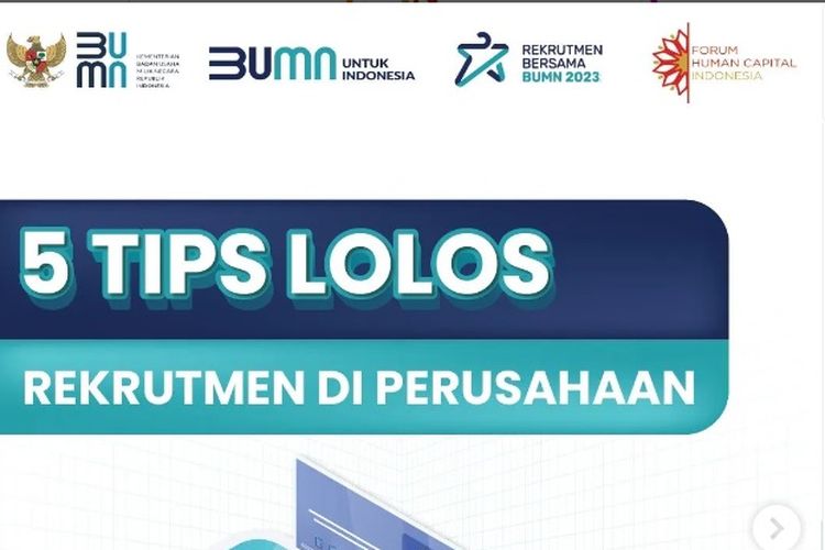 5 Tips Lolos Rekrutmen Bersama Bumn 2023 Untuk Lulusan D3 S1 Dan S2 5179