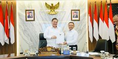 Bertemu Menko Airlangga, Gubernur Riau Usulkan Pulau Rupat Dikembangkan sebagai KEK