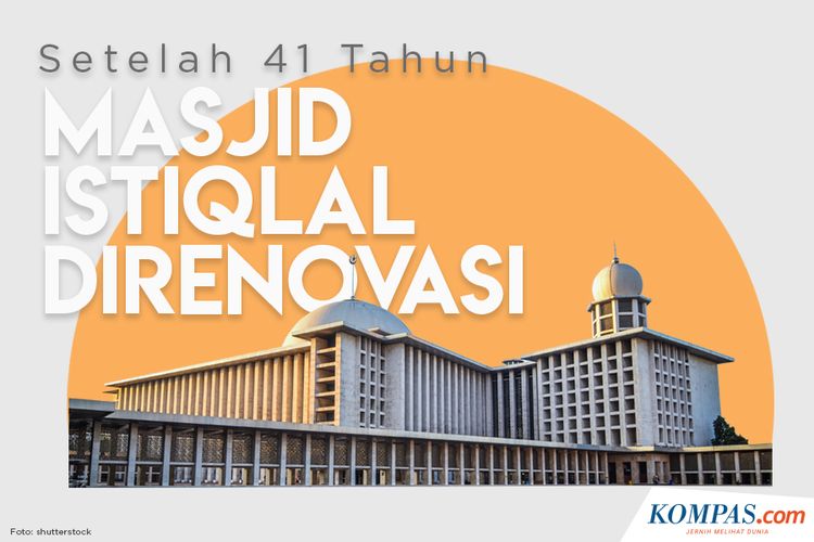 Setelah 41 Tahun, Masjid Istiqlal Direnovasi
