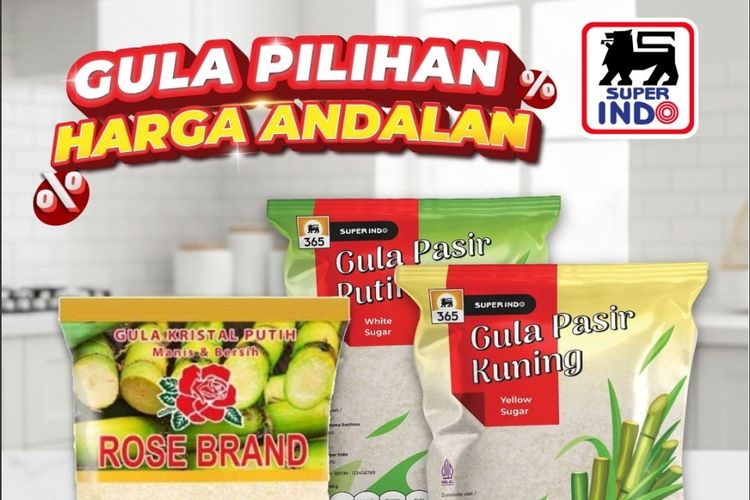 Promo Superindo Hari Ini 14 April 2026, Gula Pasir Hanya Rp 17.000-an 