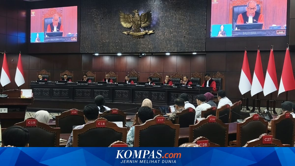 MK Tak Terima Uji Materi UU Pemilu, Penyelesaian Sengketa Pilpres Tetap 14 Hari Kerja