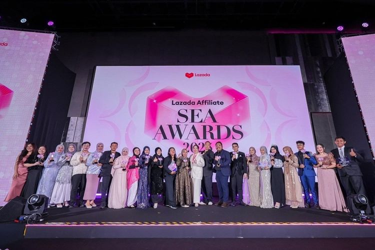 Lazada Affiliates Southeast Asia Awards 2025 di Bangkok, Thailand. 