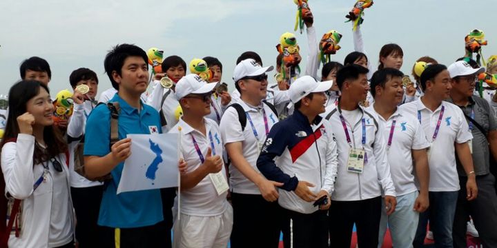 Tim perahu naga Korea Bersatu - BOLASPORT.com/Any Hidayati