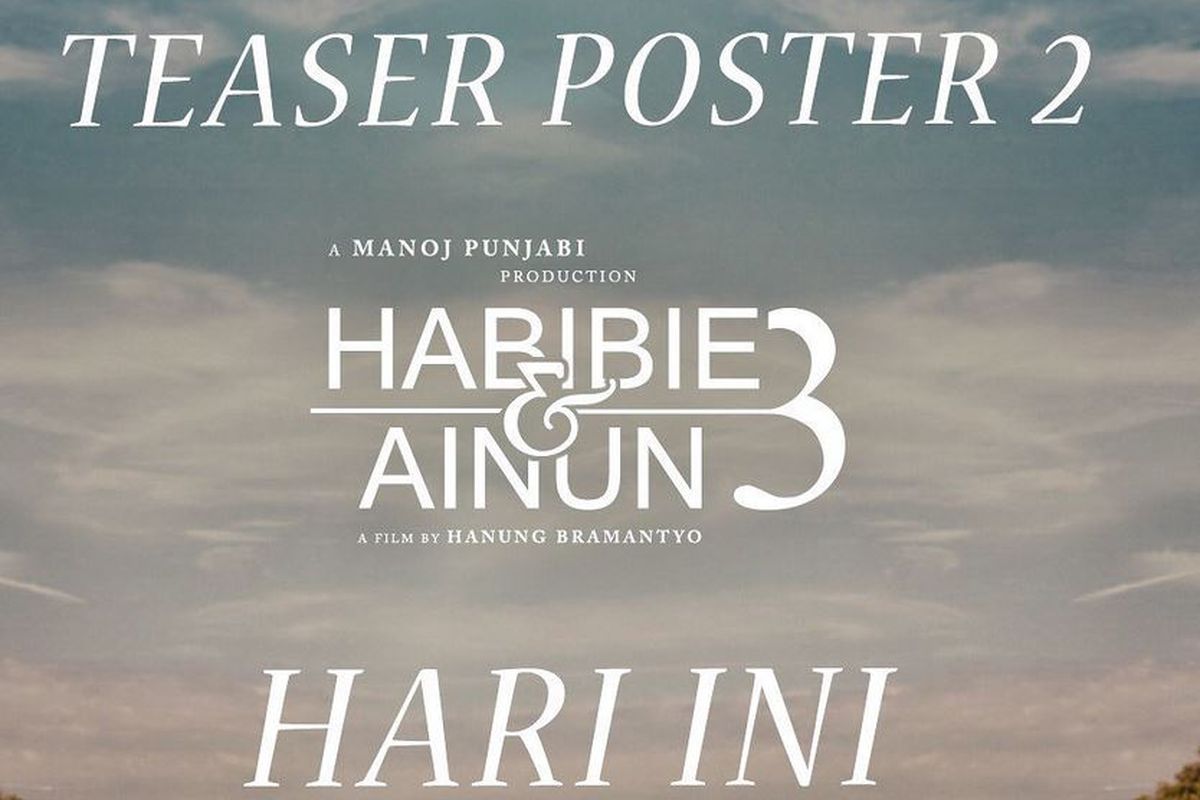 Teaser poster film Habibie & Ainun 3