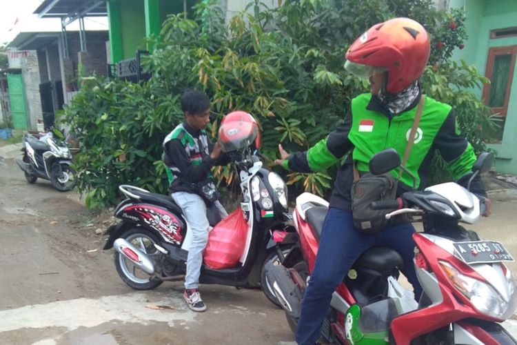 Sebanyak 13 driver ojek online menjadi korban penipuan orderan fiktif di Kabupaten Serang, Banten, Sabtu (23/11/2019).