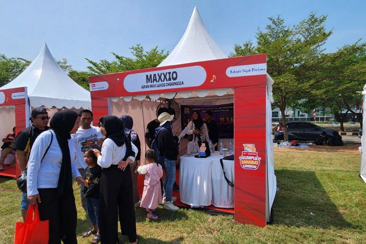 Komunitas Maxxio di Daihatsu Kumpul Sahabat Cirebon.
