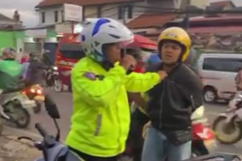 Viral, Video Pemuda Disebut Bawa Senpi Saat Ditangkap Satlantas Polresta Bandung