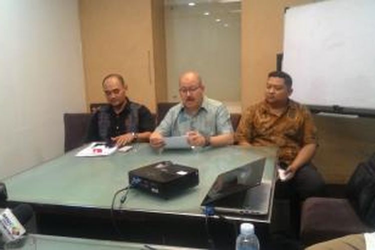Direktur Utama PT Maja Raya Indah Semesta (MRIS) Ishak di Jakarta, Rabu (8/7/2015)