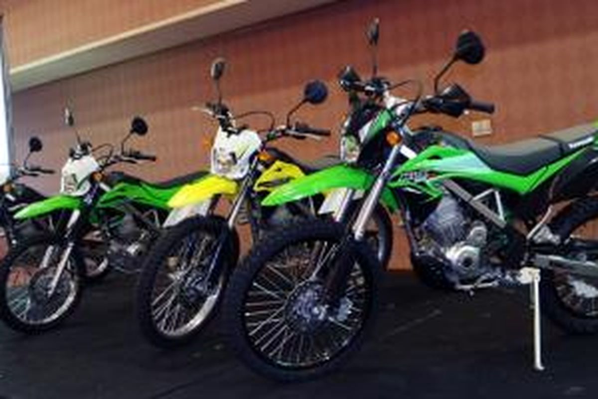 Kawasaki Motor Indonesia resmi meluncurkan KLX150, KLX150BF, dan KLX150BF Special Edition, Jumat (29/5/2015).