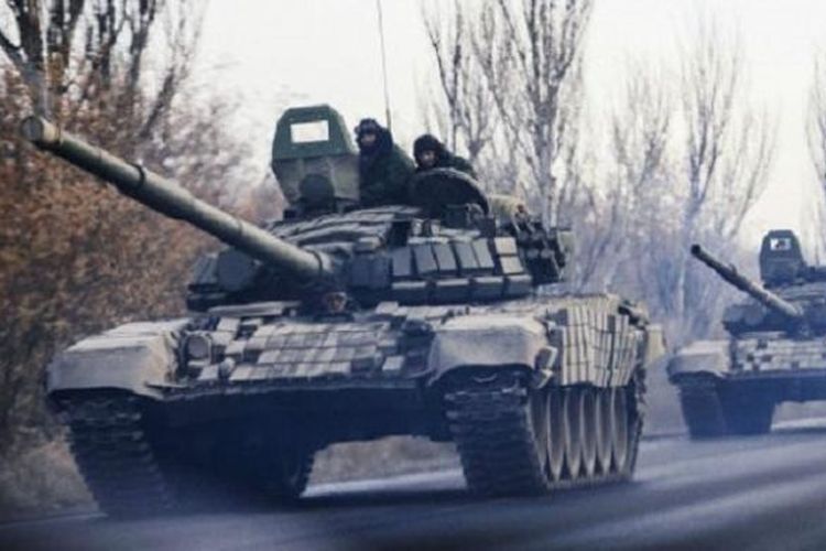 Ilustrasi tank Rusia.