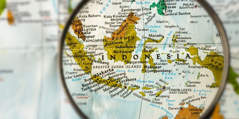 ilustrasi peta Indonesia