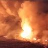 Kebakaran di Ujung Runway Bandara Adisutjipto Yogyakarta, Diduga akibat Orang Bakar Sampah