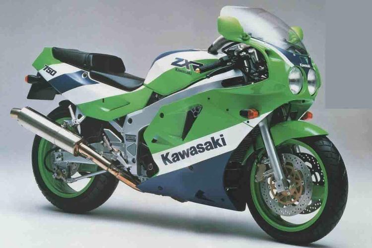 Kawasaki ZXR 750, moge jadul yang komponennya biasa dijadikan limbah moge