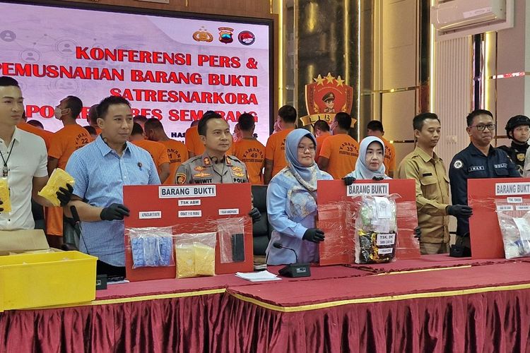 Tiga Kasus Narkoba Terbesar di Semarang 2025, Ibu Asal Pontianak Bawa 2 Kilo Sabu 