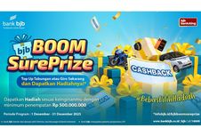 Promosi Akhir Tahun, Bank BJB Hadirkan BJB Boom SurePrize untuk Nasabah