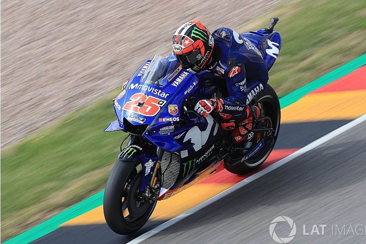 Maverick Vinales di GP Jerman 2018