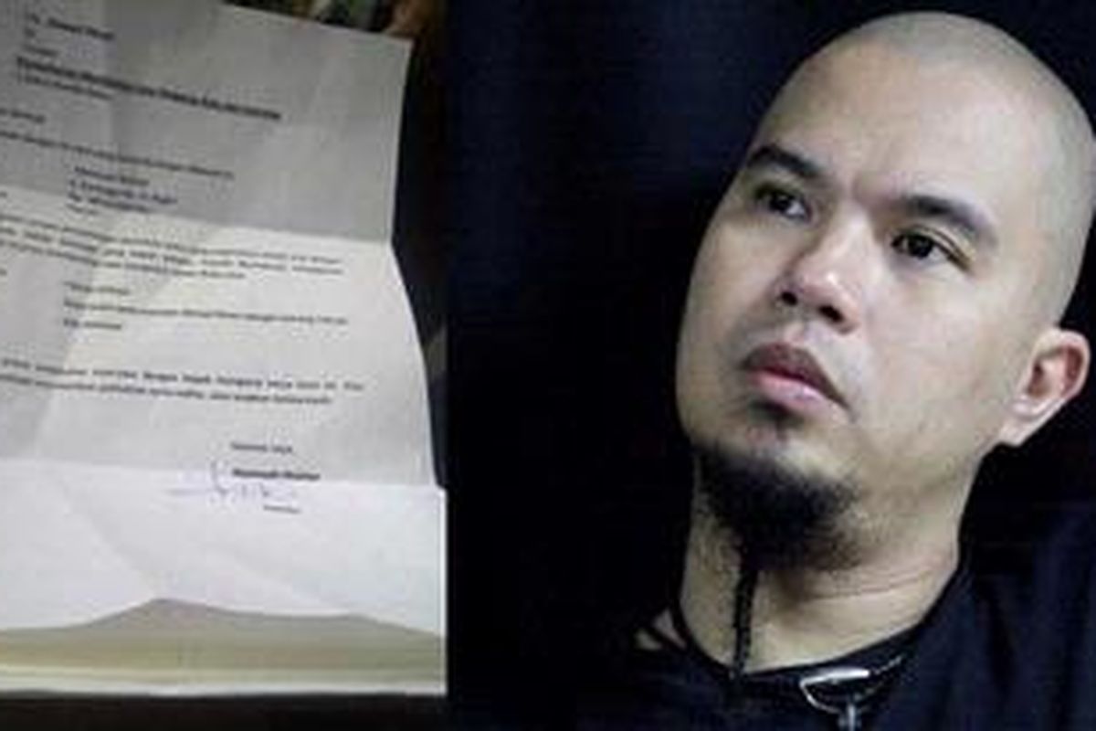 Surat "teror" untuk Ahmad Dhani