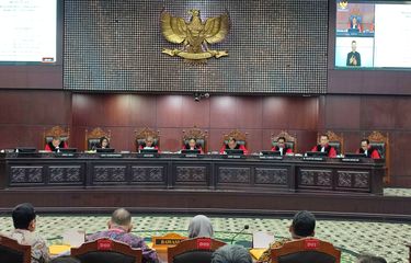 MK Tolak Permohonan Sengketa Pilpres Ganjar-Mahfud