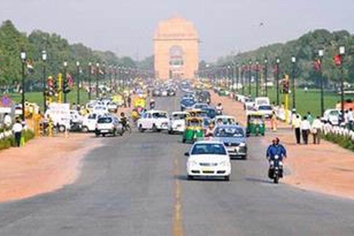 India Gate, tugu selamat datang di New Delhi