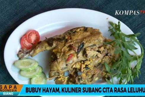 Bubuy Hayam, Kuliner Khas Subang yang Bukan Bubur Ayam