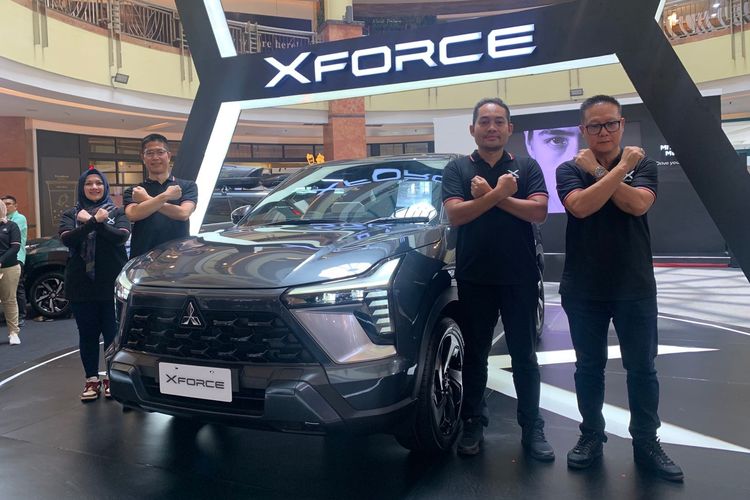 Mitsubishi XForce meluncur pertama kali di Pekanbaru, Riau (21/9/2023).