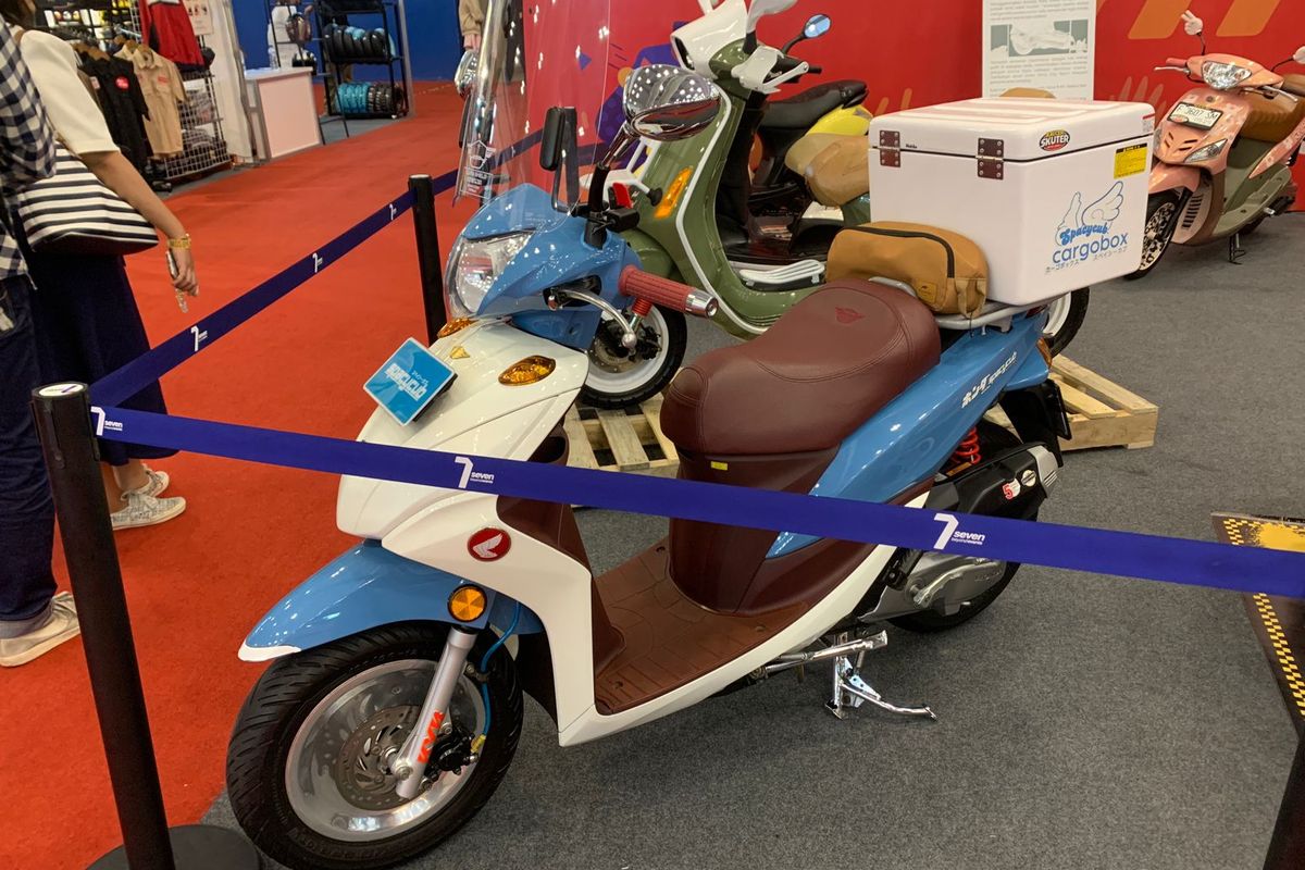 Modifikasi Honda Spacy berjuluk SpacyCub