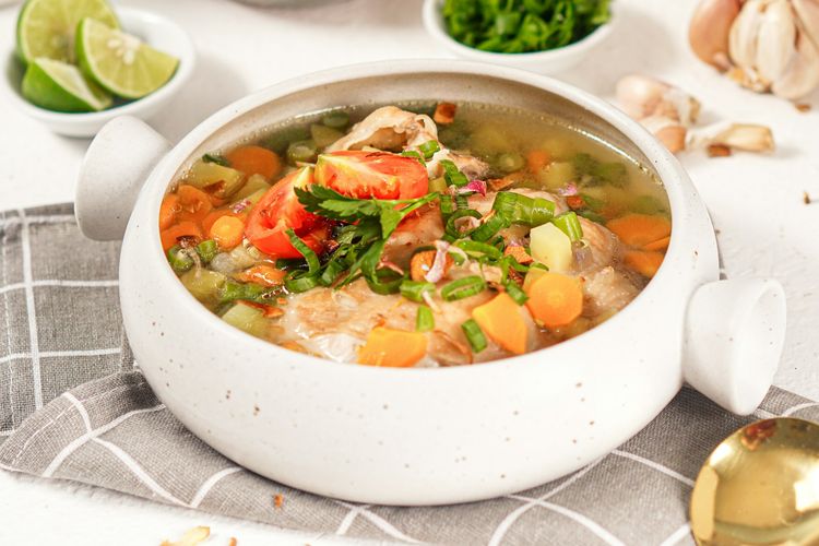 Resep Sup Daging Jamur Kancing yang Segar, Enak, dan Praktis
