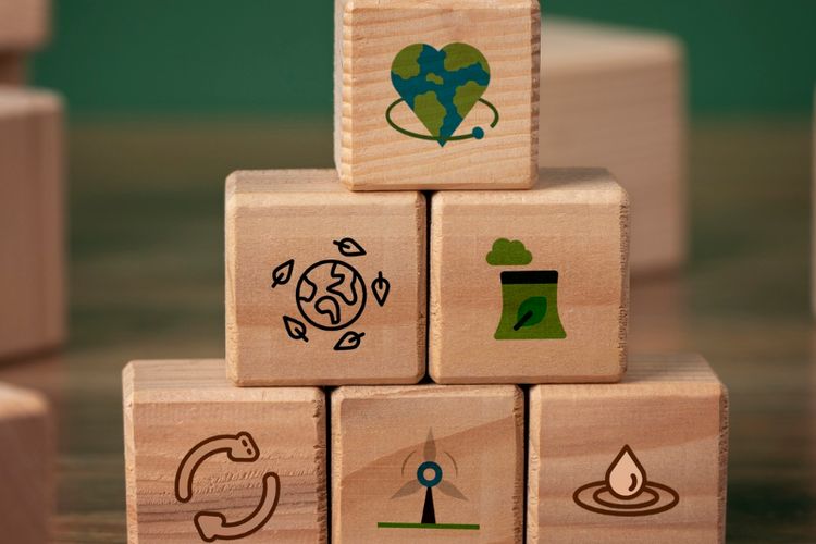 Ilustrasi environmental, social and governance (ESG).