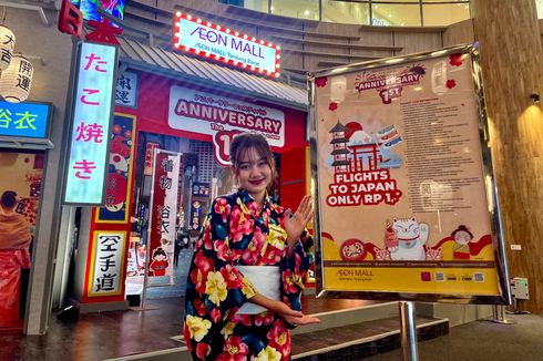 Rayakan Ulang Tahun, Aeon Mall Tanjung Barat Sediakan Tiket PP ke Jepang Rp 1