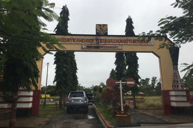 Kawasan perbatasan Sota di Merauke, Papua.