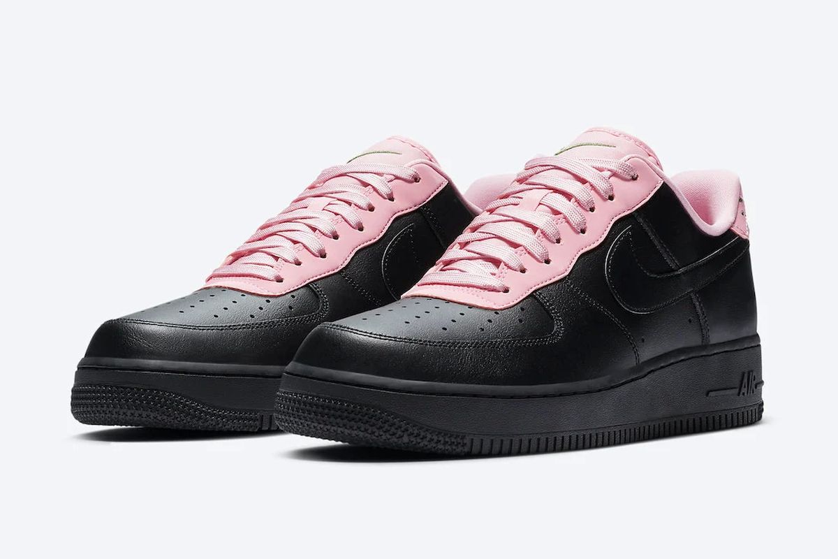 Nike Air Force 1 Black-Pink 