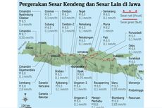 Sesar Kendeng, Sesar Aktif yang Melintang dari Jateng hingga Jatim Sepanjang 300 Kilometer